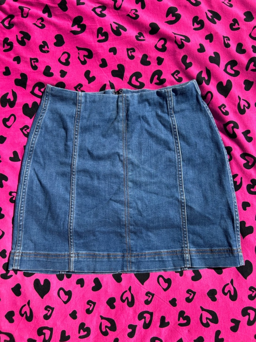 wild fable Blue Denim Mini Skirt